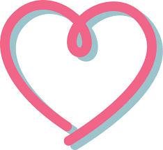 Heart Outline Pink Png Image Download Heart Outline Preschool Valentine Crafts Heart Icons