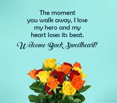 Welcome Back Home Messages For Husband Wishesmsg
