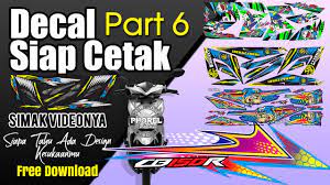 Download pola decal motor yamaha x ride free / motor matic. Pola Motor Gratis Free Format Coreldraw X7 Youtube
