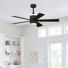 Once again, crate & barrel's modern designs shine through in their collection of lighting which includes table lamps, desk lamps, floor lamps, chandeliers, pendant lighting, flush mount lighting, ceiling fans, and wall sconces. Fanimation Torch 52 Dark Bronze Indoor Outdoor Ceiling Fan With Led Light Crate And Barrel