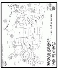 Louis on the mississippi river. Coloring Page Map Of Usa Coloring Home