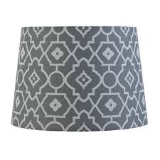 Our lamp shades are made from a variety of materials like linen, silk, burlap and more! Tapered Lamp Shade Grey Homebase