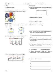 Start studying introduction to invertebrates. Physics Worksheet Lesson 19 Electric Circuits 1 Pdf Series And Parallel Circuits Electrical Resistance And Conductance