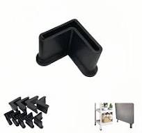 Amazon.com : PVC Rubber L-Shaped Angle Caps, 40x40mm ...