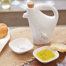 Milk Glazed Terracotta Olive Olive Decanter Features Embossed Quot Olio Quot And Olive Leaf Detail And Cheese Board Set Wood Photo Frame Christmas Wall Decor