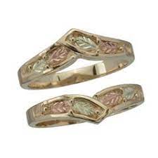 Black Hills Gold Chevron Solitaire Enhancer Set Black Hills Gold Jewelry Black Hills Gold Rings Black Hills Gold