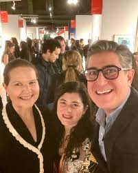 It's been a busy and fun start to springtime art programming here in NYC.  Last night was the opening of the @ifpda Print Fair at the @parkavearmory  we bumped into so many
