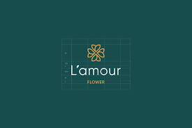 L Amour Flower Branding On Behance In 2020 Flower Branding Branding Design Logo Branding