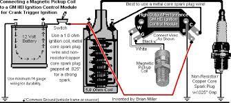 Gm 4 Pin Hei Electronic Ignition Control Module Wiring Connections Diagram With A Magnetic Pickup C Ignition Coil Electrical Circuit Diagram Electrical Diagram