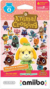 Amazon Com Nintendo Animal Crossing Amiibo Cards Series 4 For Nintendo Wii U 1 Pack 6 Cards Pack Video Animal Crossing Amiibo Cards Amiibo Animal Crossing