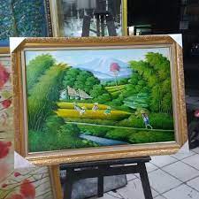 Ide 36+ lukisan pemandangan alam dan penciptanya. Jual Jual Lukisan Pemandangan Alam Pedesaan Indah Dan Menawan Di Lapak Akhtarfabmi61 Bukalapak