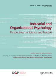 What types of tasks do i/o psychologists perform? Industrial And Organizational Psychology Cambridge Core