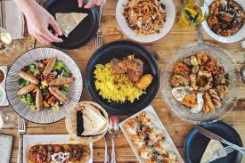 Afghan Anar Afghanischer Soulfood Harrys Ding Mariniertes Rindfleisch Biryani Aubergine Gebraten