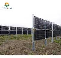 Solar Vertical Bifacial Fence PV Farms Mounting Systems ...