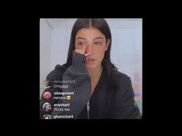 Charli Damelio Live Stream 8 July 2020 Crying Full Youtube