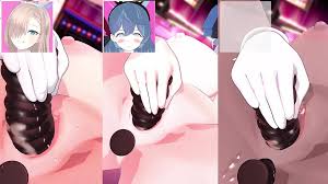 Blue archive sextoy masturbate show