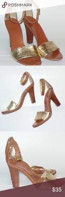 Maybe you would like to learn more about one of these? Lauren Ralph Lauren Metallic Gold Heels Sandals 7 Gold Heels Heels Metallic Gold Heels
