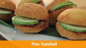 Resepi pau goreng sukatan cawan. Pau Sambal Burger Malaysia Icookasia Youtube