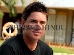 Chennai:23-09-2008: Australian Cricketer, Marcus North, during press meet  at Hotel Taj Coromandal, Chennai