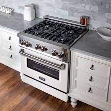 Zline Professional 4 0 Cu Ft Freestanding Gas Convection Range Matte White Rg Wm 30 Best Buy Convection Range Gas Range Gas Oven