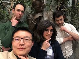 ML faculty team “Punsupervised Learning” for scavenger hunt at Friday  evening's @MITEECS Ph.D. visit day, w/ Tamara Broderick, @jacobandreas, and  Song Han