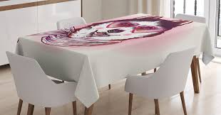 Grey kitchens ideas image cartoon dog print. East Urban Home Ambesonne Cartoon Tablecloth Hipster Husky Dog With Hearts Sunglasses And Scarf Fashion Animal Art Print Rectangular Table Cover For Dining Room Kitchen Decor 52 X 70 Pink Cream Black Wayfair