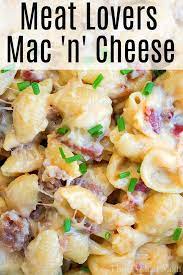 Homemade mac and cheese takes simple ingredients like pasta, cheese, milk, and cream and combines them into a gooey and delicious casserole. Meat Lovers Pressure Cooker Mac And Cheese Instant Pot Ninja Foodi