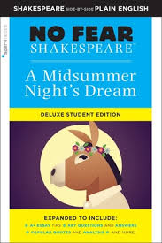 Shipwrecked on the island of illyria, viola believes she is alone because her twin brother sebastian likely drowned. Midsummer Night S Dream No Fear Shakespeare Deluxe Student Edition Volume 29 Sparknotes No Fear Shakespeare 29 Paperback Rj Julia Booksellers
