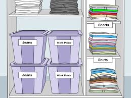 In my closet, all of my garment types are separate, she says. Easy Ways To Organize A Wardrobe Without Hangers With Pictures
