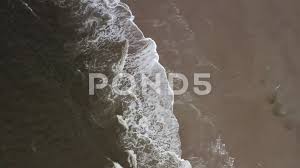 Waves On A Beach At The North Sea Birds Eye View 04 Stock Footage Ad Sea Birds North Waves Sea Birds North Sea Birds Eye View