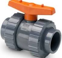 Pvc Kugelhahn PVC-U Kugelhahn Teflon 50mm, 25,00 Kugelhahn ...