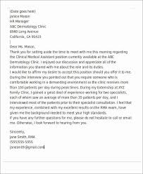 Medical Assistant Thank You Letter Elegant 7 Sample Medical Thank You Letter Free Samp Medical Assistant Cover Letter Thank You Letter Medical Assistant Resume