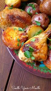 South Your Mouth Buttermilk Ranch Roasted Chicken With Potatoes Chicken Recipes Chicken Dinner Chicken Potatoes