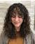 Layered Natural Wavy Hair With Bangs