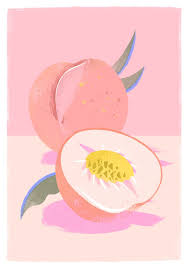 Peach X Annabelle Mag Babeth Lafon Peach Art Illustration Illustration Art