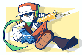 Curly brace (カーリーブレイス kârî bureisu) is the deuteragonist of cave story, who was also the game's third boss.she, like quote, is a soldier robot who was sent to the island to destroy the dark power hidden there. Cave Story Quote By Daxterado On Newgrounds