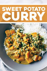 Creamy Thai Sweet Potato Curry Pinch Of Yum Recipe In 2020 Sweet Potato Curry Potato Curry Vegetarian Recipes