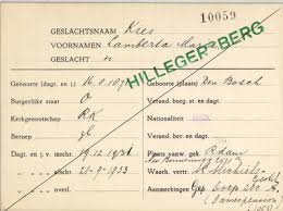 Registration Lamberta Maria Kies in 1911 » Open Archives