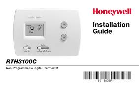 I have a tempstart heatpump. Honeywell Rth3100c Installation Manual Pdf Download Manualslib