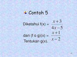 X + 3 dan (f g)(x). Komposisi Fungsi Dan Fungsi Invers Ppt Download