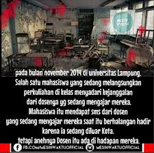 Ceritanya Simpel Saat Si Dosen Creepypasta Indonesia Facebook
