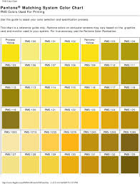 Pantone Matching System Color Chart Pms Colors Used For