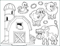 Farm free coloring pages are a fun way for kids of all ages to develop creativity, focus, motor skills and color recognition. Easy Animal Coloring Pages Pdf