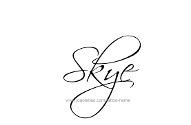 Skye Name Tattoo Designs Tattoo Name Tattoos Name Tattoo Designs