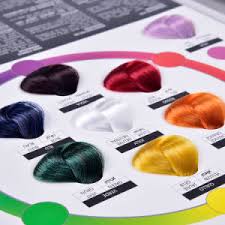 Professional Hair Dye Color Chart With Color Wheel