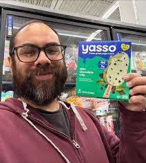 My wife is making us dinner tonight, so I picked us up a dessert to try! We  have been trying the Yasso frozen greek yogurt bars. So far we have tried  the