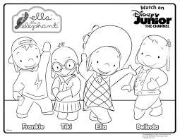 Print Out Your Very Own Ella The Elephant Coloring Sheet Watch Ella On Disney Jr Weekdays At 8 Pm Coloring Pages Batman Coloring Pages Pokemon Coloring Pages