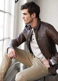 The Leather Jacket You Ll Never Let Go Banana Republic Tenue Veste En Cuir Style Vestimentaire Homme Mode Homme Hiver