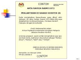 Untuk menghalang ekses kepada dokumen rasmi kerajaan. Skop Ceramah N N N Pengenalan Latar Belakang