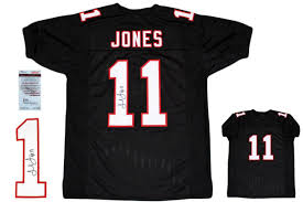 No brand jersey with all stitched letters and numbers. Julio Jones Autographed Signed Jersey Black Jsa Authentic Brennanssports Com